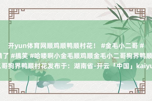 开yun体育网顺鸡顺鸭顺村花！ #金毛小二哥 #动物的勾引行动 #狗成精了 #搞笑 #哈喽啊小金毛顺鸡顺金毛小二哥狗界鸭顺村花发布于：湖南省-开云「中国」kaiyun网页版登录入口